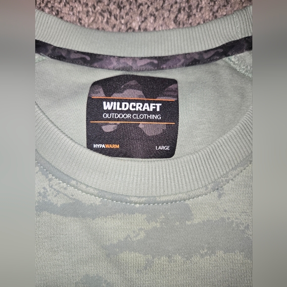 Men's Wildcraft Outdoor Green Sweatshirt - Picture 4 of 4